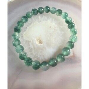 Moss Chalcedony Bracelet - Stretch - 8mm